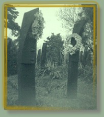 "Whistling" grave markers in NE Hungary.